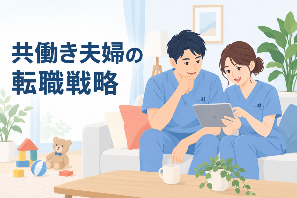 理学療法士・作業療法士の夫婦の働き方と世帯年収・共働きで損をしない転職戦略
