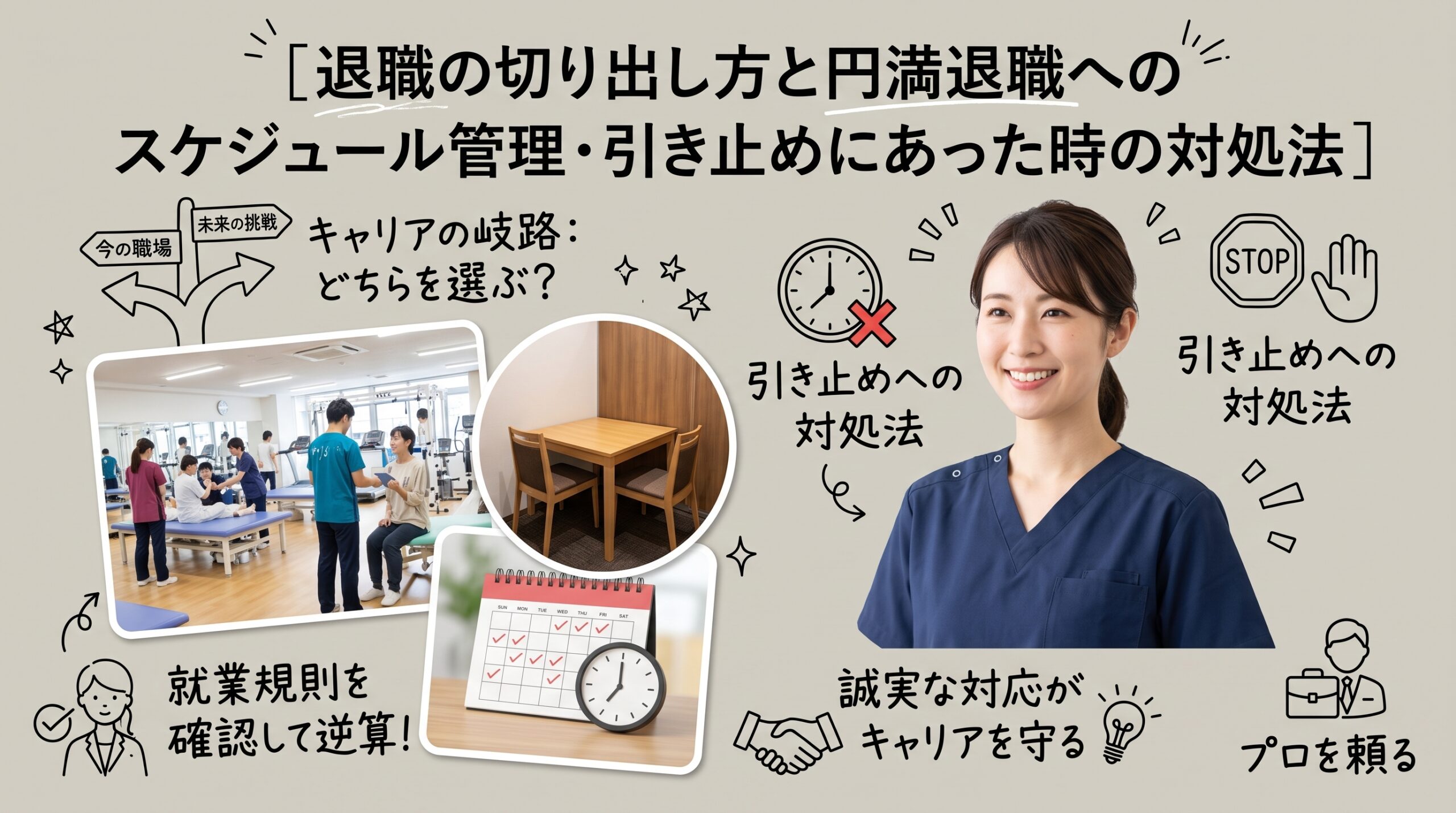 退職の切り出し方と円満退職へのスケジュール管理・引き止めにあった時の対処法